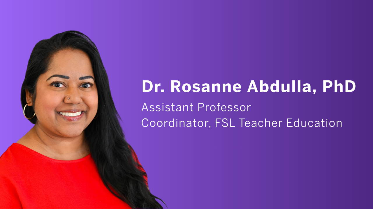 A photo of Dr. Rosanne Abdulla, PhD.
