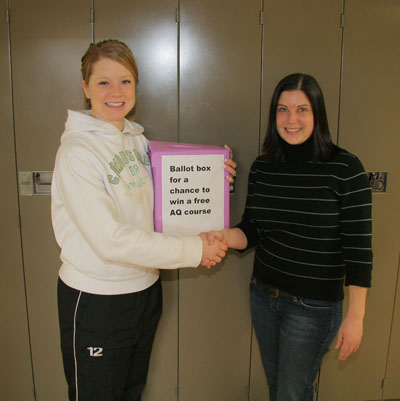 AQ Course Winner Becky (Photo: The Faculty of Education)