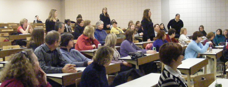Audience participation on Classroom Bullying Presentation