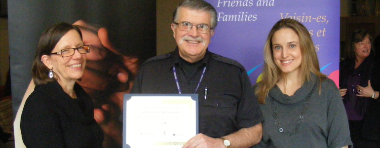 Barb MacQuarrie, Elgin Austin, and Larissa Bartlett