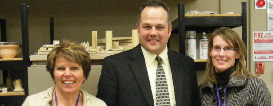 Career Expo: Matt, Polly, and Anna