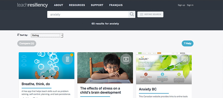 search results example