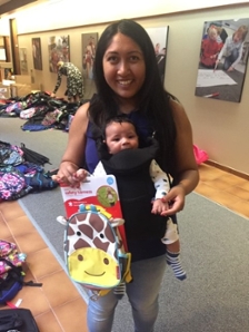 Maly Bun-Lebert and son Theo