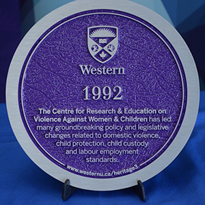 Heritage Plaque given to CREVAWC