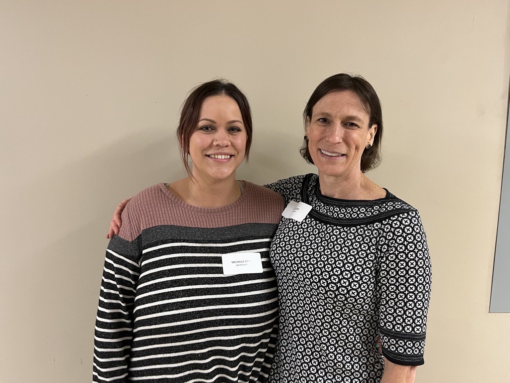 From left to right: Associate teachers Michelle Cote and Kris Tucker.