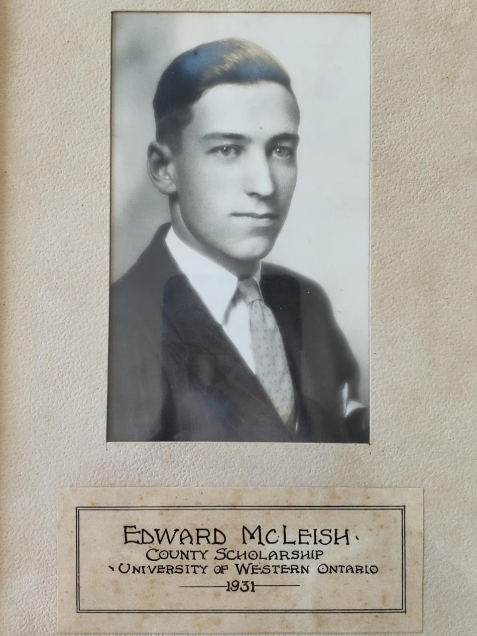 Ed McLeish is named recipient of the County Scholarship